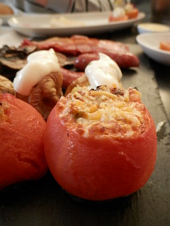 U Chiado - tomate, bacon tostado, cogumelos e rösti de batata