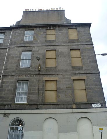 Windows in Brighton Street, Edinburgh