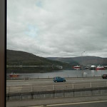 view from restaurant @ Fort William