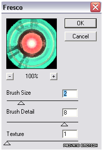 Brush Size 2, Brush Detail 8, Texture 1
