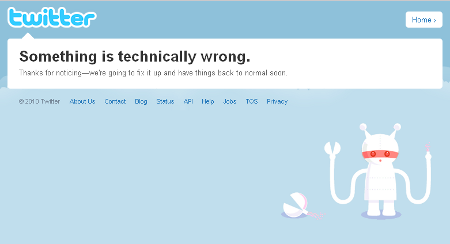 Twitter - something is technically wrong